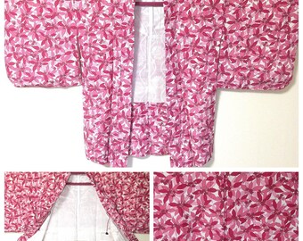 Washable Polyester Haori in pink