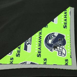 Seattle Seahawks NFL Football Slip Through Collar No Tie Pet Bandana