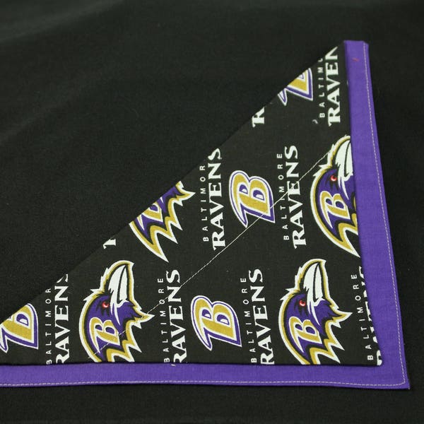 Baltimore Ravens NFL Football Slip Through Collar No Tie Pet Bandana