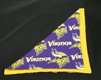 Minnesota Vikings NFL Football Slip Through Collar No Tie Pet Bandana