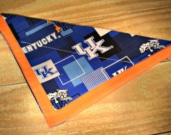 University of Kentucky Wildcats College Sports Slip Through Collar No Tie Pet Bandana