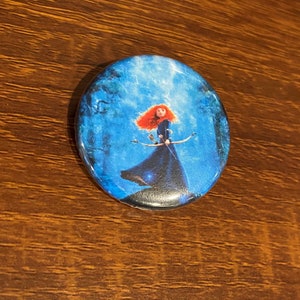 Disney - Brave Merida and Bow #2 1.25 inch Button Pin