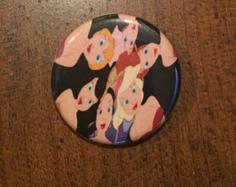 Disney - The Little Mermaid Ariel Mermaid Sisters Princess 1.25 inch Button Pin