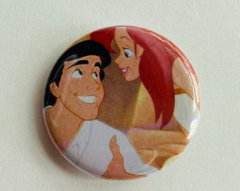 Disney - The Little Mermaid Ariel Princess 1.25 inch Button Pin
