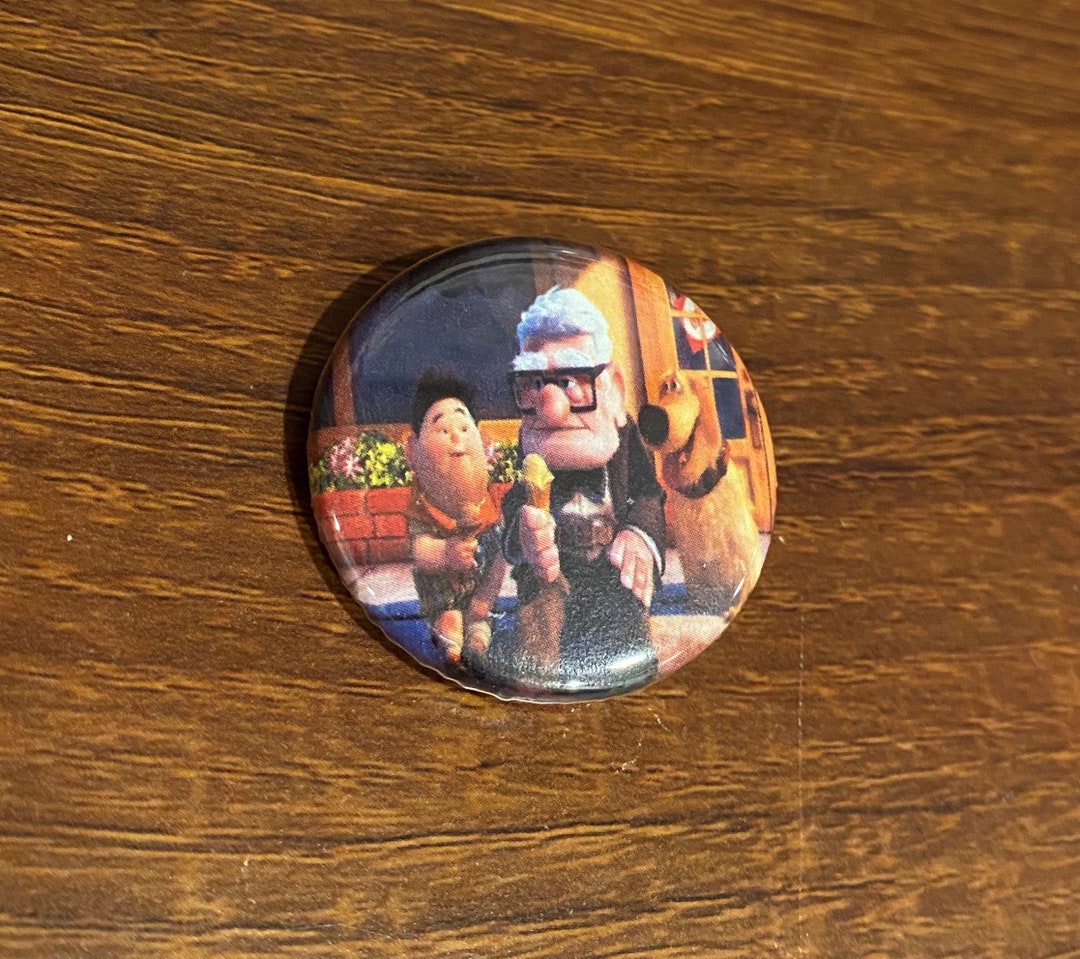 Russell Up Button Disney - up - Carl, Russell and Dug Ice Cream 1.25 Inch Button Pin - Etsy