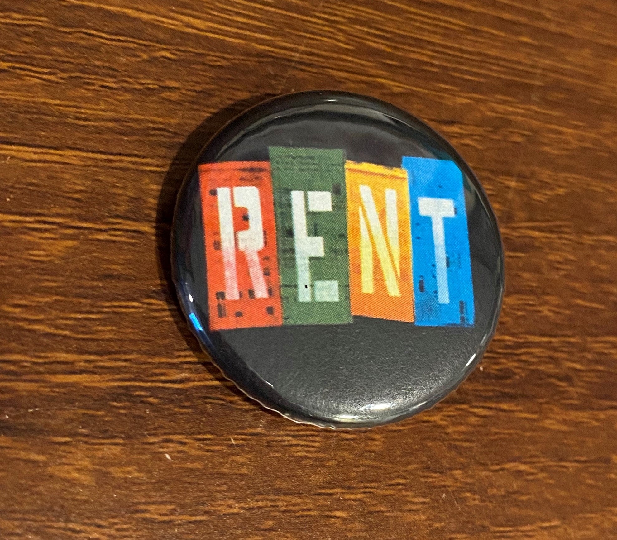 Broadway- Rent Musical 1.25 Inch Button Pin - Etsy