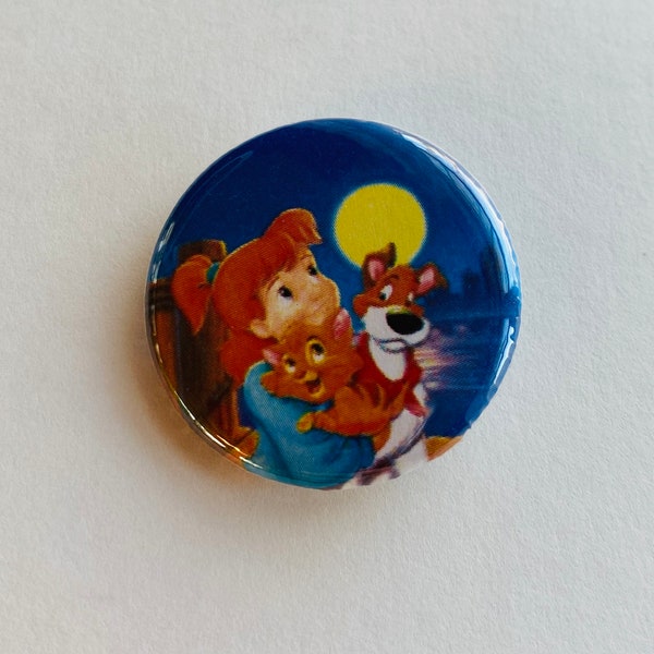 Disney - Oliver and Company 1.25 inch Button Pin