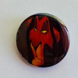 Disney - The Lion King Scar Villian 1.25 inch Button Pin