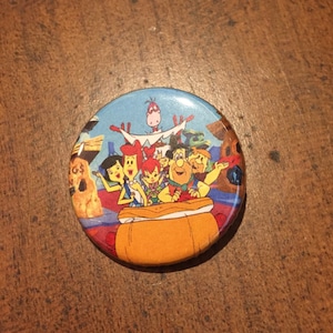Just for Fun - The Flinstones Cartoon  1.25 inch Button Pin