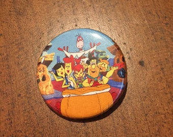 Just for Fun - The Flinstones Cartoon  1.25 inch Button Pin