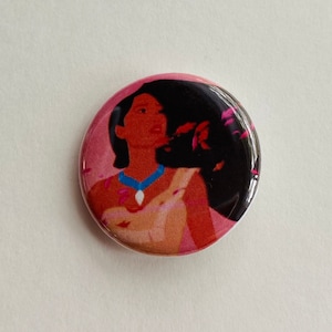 Disney - Pocahontas  1.25 inch Button Pin