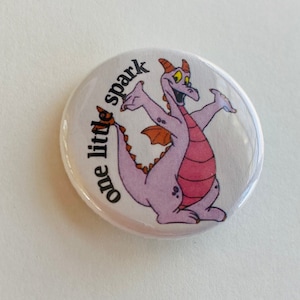 Disney - Epcot Figment Imagination 1.25 inch Button Pin