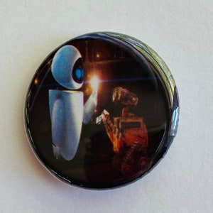 Disney - WALL-E and Eve #2 Pixar movie 1.25 inch Button Pin