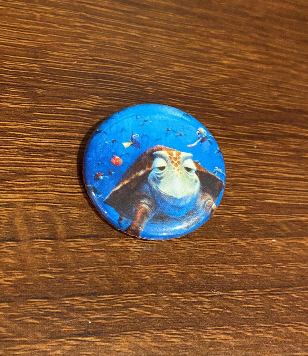 Disney - Finding Nemo Crush the Turtle 1.25 Inch Button Pin - Etsy