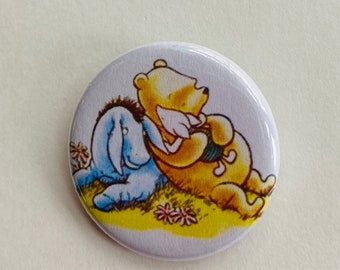 Disney - Winnie the Pooh Piglet Eeyore 1.25 inch Button Pin
