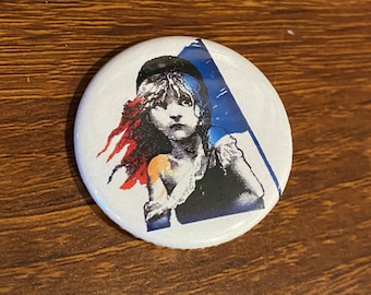 Broadway- Les Miserables Musical 1.25 inch Button Pin