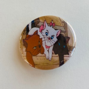 Disney - Aristocats Kittens Marie Berlioz Toulouse 1.25 inch Button Pin