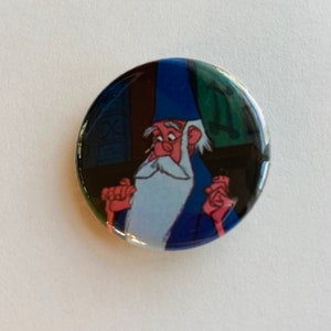 Disney - Sword in the Stone King Arthur 1.25 inch Button Pin