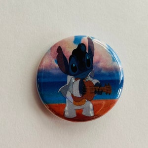 Disney - Lilo and Stitch Elvis Stitch 1.25 inch Button Pin