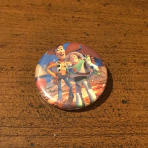 Disney - Toy Story Buzz and Woody 1.25 inch Button Pin