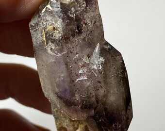 Smoky Brandberg Amethyst with Hematite flecks