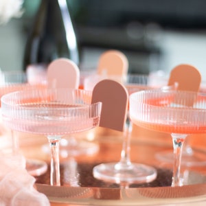 Wine Glass Trinket Markers, Silicone Reusable Glass Identifiers, Glass Trinkets For Home Bar Party Decor