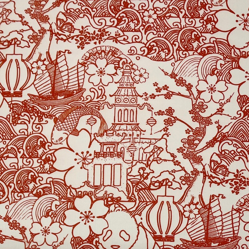 Asian Toile - Etsy