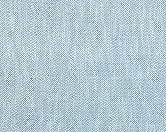 BALLARD DESIGNS Insideout® EMRYS Horizon Blue Geometric Outdoor Indoor Drapery Upholstery Cushion Pillow Woven Fabric By Yard 54"W