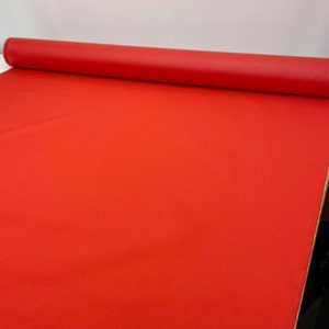 CORDURA ® Flame Orange 1000D Nylon Outdoor Urethane Coated DWR Durable Water Repellent Waterproof Multiuse Fabric By The 1/2(0.5) Yard 60&quot;W