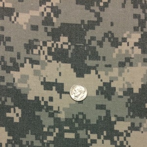 ACU ARMY Digital Nylon Cotton Nomex TWILL Fire Retardant Military Specifications Camouflage Apparel Uniform Crafts Fabric By The Yard 60"W