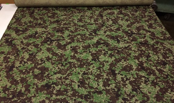 デジタル迷彩 グリーン ブラウン ブラック NY/CO リップストップ 陸軍