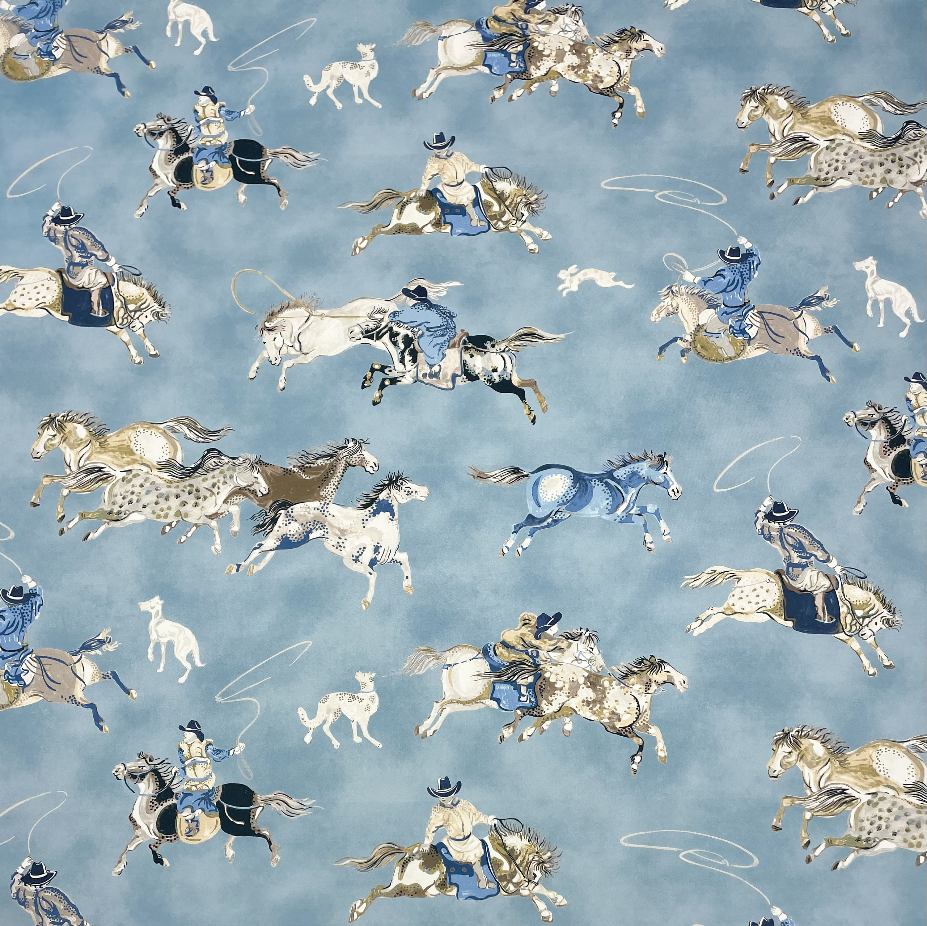 スカート Eloise Pinafore Horse Toile Print Eloise Pinafore Horse Toile Print 3y（Clarice | Blue Gingham