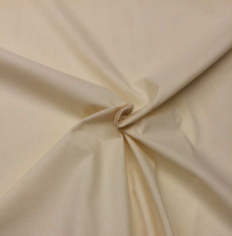 COTTON MUSLIN NATURAL 6oz /yard Unbleached Heavy Weight Lining Etsy