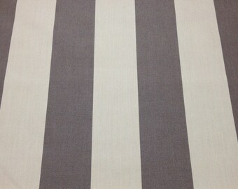 SUNBRELLA ® 3229 TOWNSEND TAUPE Vellum Beige Canvas Stripe Outdoor Indoor Furniture Cushion Drapery Upholstery Pillow Tessuto tagliato a misura 54"Wide