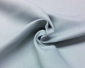 Ballard Designs Suzanne Kasler LINO AZUL FRANCÉS 100% Lino Almohada Cojín Tapicería Ropa de cama Tela para cortinas cortada a medida 56" de ancho