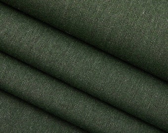 SUNBRELLA® 48141 CAST IVY Dark Green Solid  Fade & Stain Resistant Outdoor Indoor Furniture Drapery Upholstery Pillow Fabric By Yard 54"Wide
