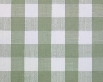 COVINGTON DUBLIN WILLOW Sage Green White Craft Pillow Cushion Upholstery Bedding Drapery Woven Fabric By Yard 55"Wide