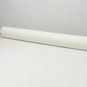 Solid WHITE Canvas 100% Cotton Duck 7 oz Apparel Jackets Uniform Upholstery Crafts Bags Backpack Fabric By The 1/2(0.5) Yard 62&quot;Wide