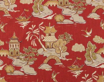Chinese Toile Fabric - Etsy