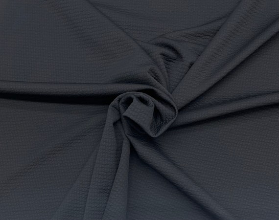 POLARTEC Grid POWER Air Black Jacket Coat Apparel Grade Warm Soft Stretch Lining Fabric By The 1/2(0.5) Yard 67"W Made in USA