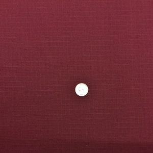 BURGUNDY MAROON 100% Cotton Ripstop Apparel Grade Uniform Tear Resistant Crafts Bags Cotton Durabel Fabric 67"Wide image 4