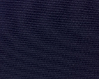 SUNBRELLA® 4055-0054 CANVAS PATRIOT Navy Blue Solid  Fade Stain Resistant Outdoor Indoor Drapery Upholstery Pillow Fabric 1.75 Yard 54"Wide
