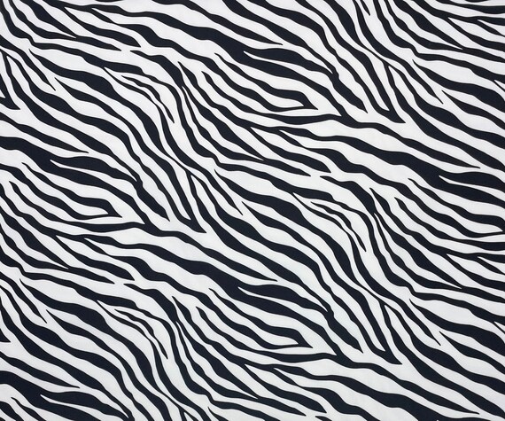 ZEBRA SKIN Black & White 600D Water Resistant DWR Water Repellent Tote Bags Luggage Craft Pack Cloth Fabric By Yard 59"W