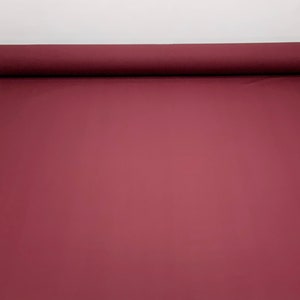 BURGUNDY MAROON 100% Cotton Ripstop Apparel Grade Uniform Tear Resistant Crafts Bags Cotton Durabel Fabric 67"Wide image 6