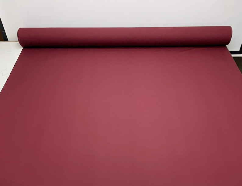 BURGUNDY MAROON 100% Cotton Ripstop Apparel Grade Uniform Tear Resistant Crafts Bags Cotton Durabel Fabric 67"Wide image 6