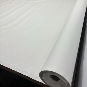 DOWN PROOF Ticking Bright White Heavy Quality Downproof Featherproof Pillow Cushion Bedding Multi-use Cotton FR Fabric By The Yard 42"Wide image 5