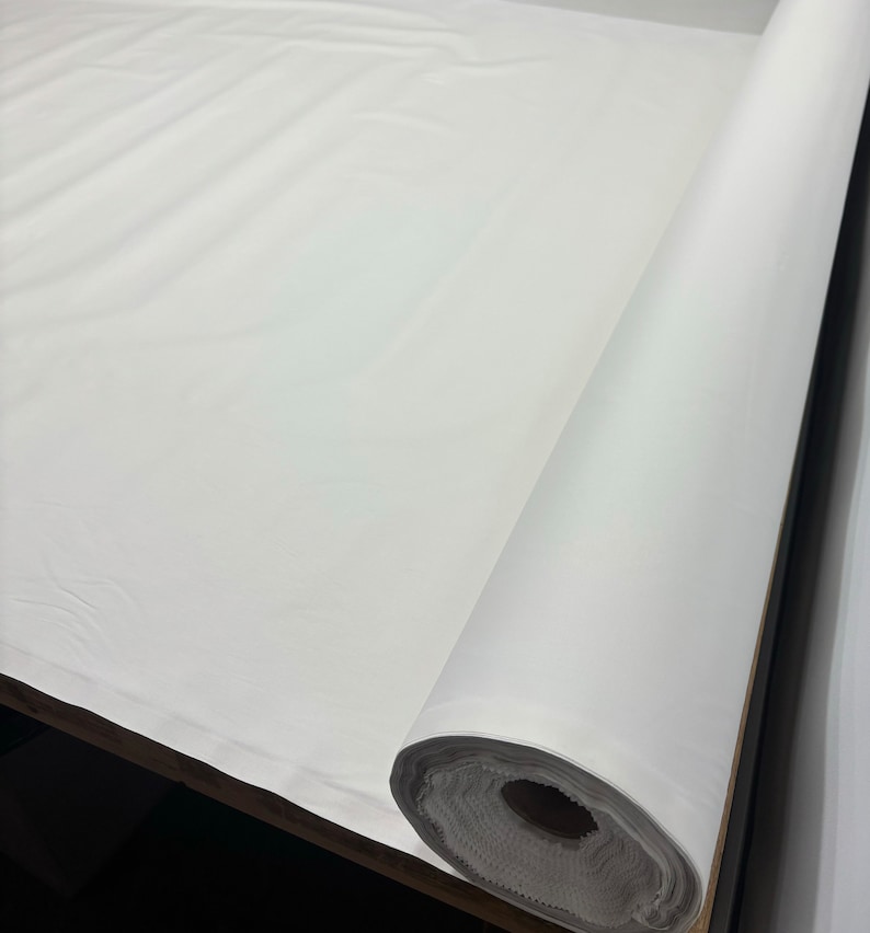 DOWN PROOF Ticking Bright White Heavy Quality Downproof Featherproof Pillow Cushion Bedding Multi-use Cotton FR Fabric By The Yard 42"Wide image 5
