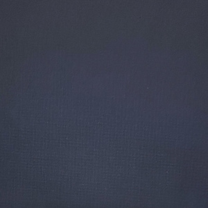 May include: Solid navy blue fabric with a subtle textured pattern. The material appears to be a woven textile, with a slightly rough surface. The color is a deep, dark shade of blue.
