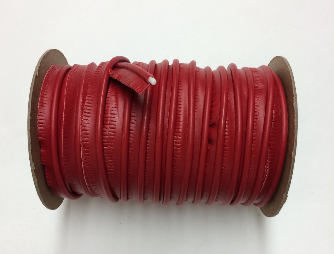 Vinyl Supreme WELT CORD Red Piping Trim Edge Auto Rv Marine Boat