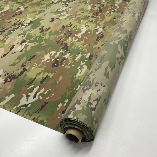 OCP SCORPION Multicam Gore Tex, 4 oz en nylon, camouflage militaire, tissu multi-usages résistant à l'eau et au vent, 1/2 (0,5) yard, 64 po. de large
